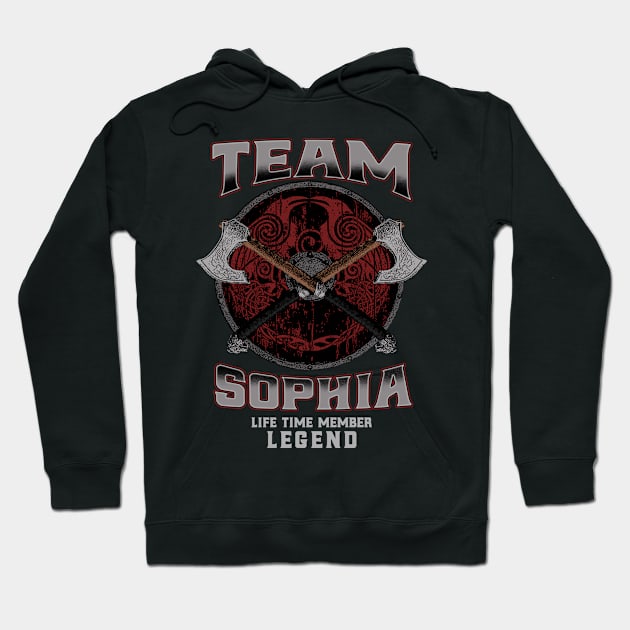 Sophia Name - Life Time Member Legend Hoodie by Stacy Peters Art